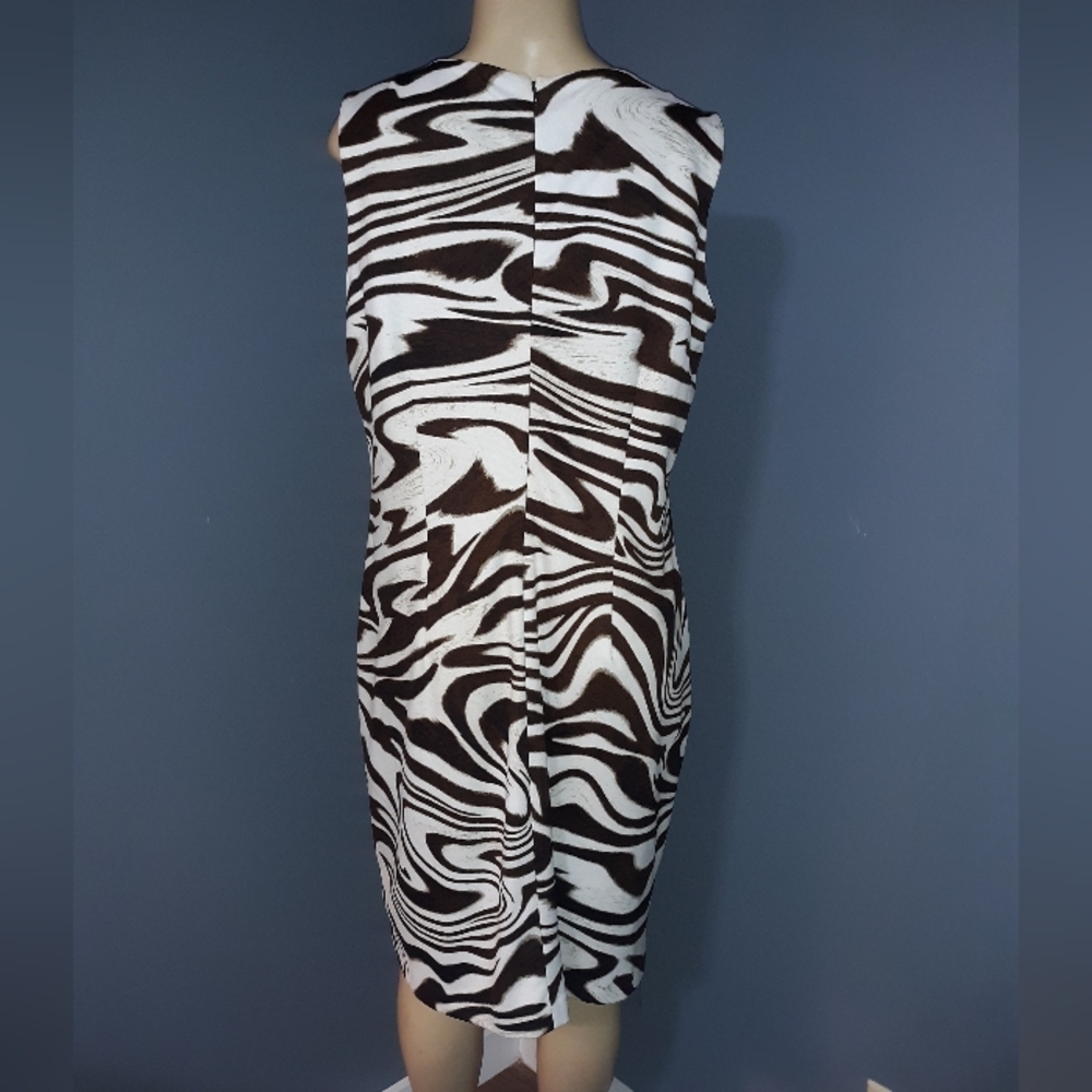 MICHAEL KORS ANIMAL PRINT DRESS SZ 1X - Picture 5 of 6